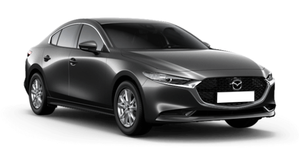 Mazda 3 в цвете Machine Gray