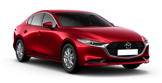 Mazda 3 в цвете Soul Red Crystal