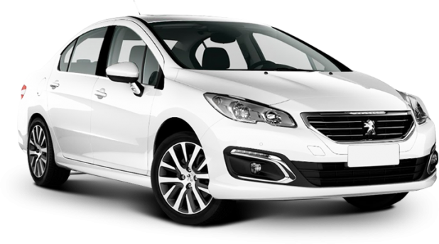 Peugeot 408 в цвете blanc banquise