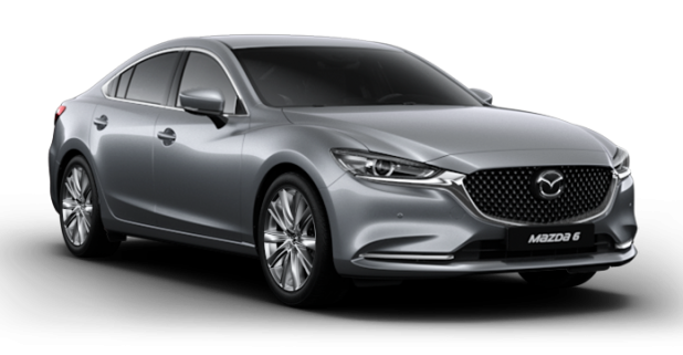 Mazda 6 в цвете Sonic Silver