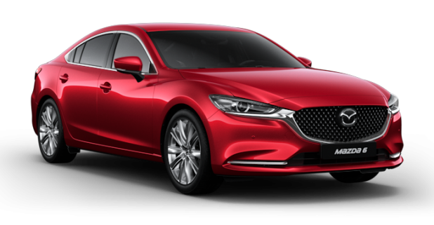 Mazda 6 в цвете Soul Red