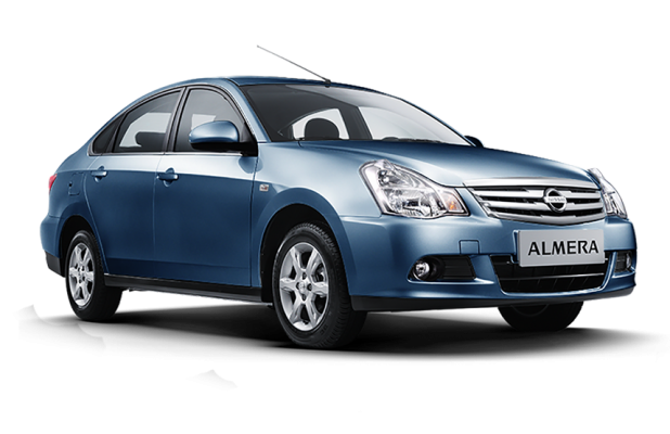 Nissan Almera в цвете СЕРО-СИНИЙ