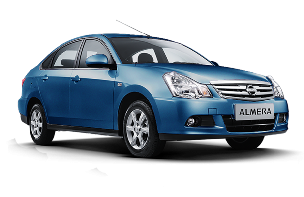 Nissan Almera в цвете Синий