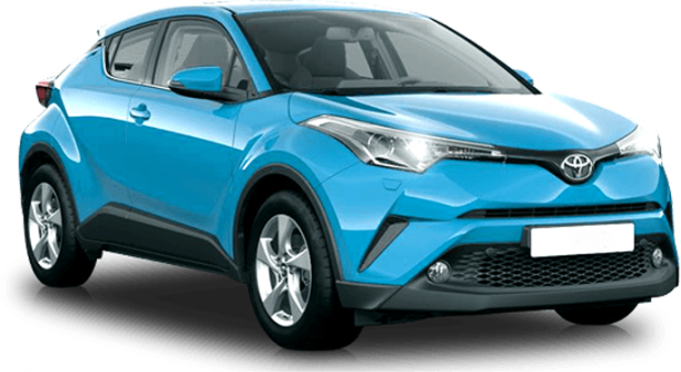 Toyota C-HR в цвете бирюзовый металлик (8w9)