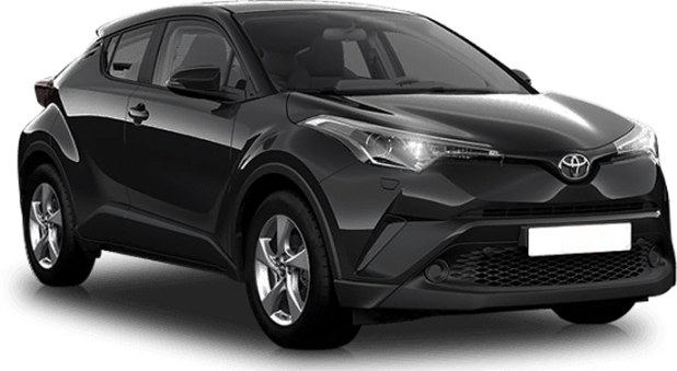 Toyota C-HR в цвете чёрный металлик (209)