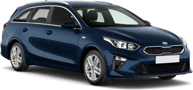 Kia Ceed в цвете blue