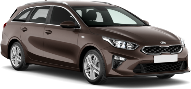 Kia Ceed в цвете brown