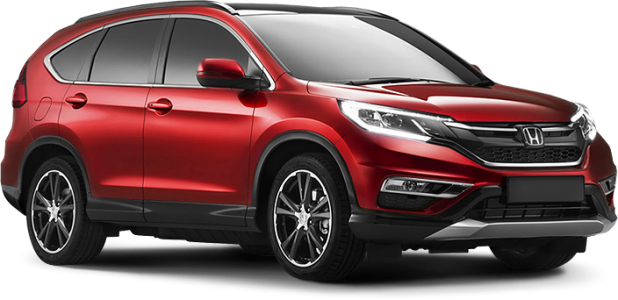 Honda CR-V в цвете passion red