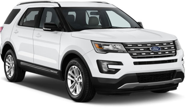 Ford Explorer в цвете white