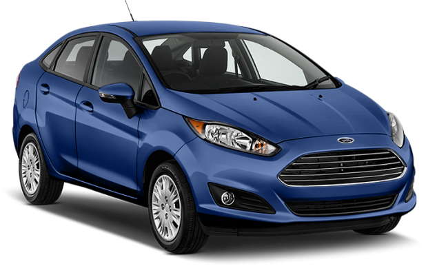 Ford Fiesta в цвете blue