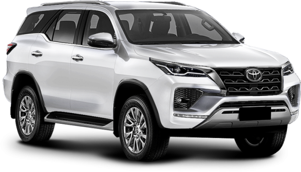 Toyota Fortuner в цвете белый неметаллик (040)