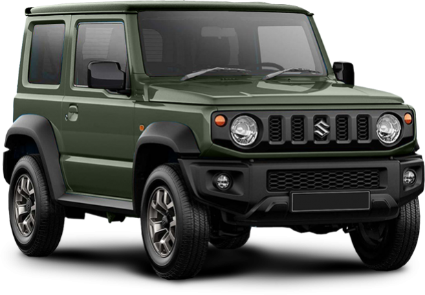 Suzuki Jimny в цвете jungle green