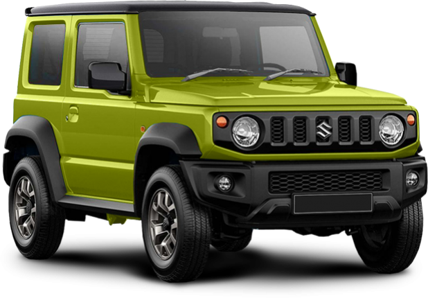 Suzuki Jimny в цвете kinetic yellow