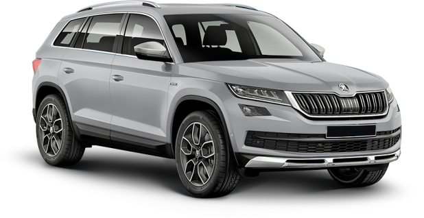 Skoda Kodiaq в цвете sleek silver