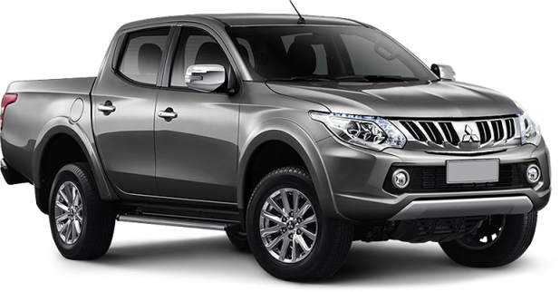 Mitsubishi L200 в цвете темно-серебристый