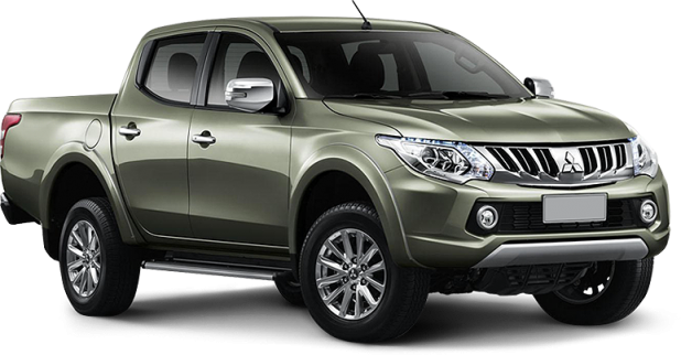 Mitsubishi L200 в цвете зелёный металлик