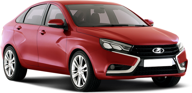 LADA (ВАЗ) Vesta в цвете red