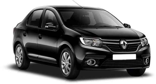 Renault Logan в цвете чёрная жемчужина