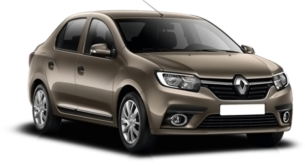 Renault Logan в цвете коричневый