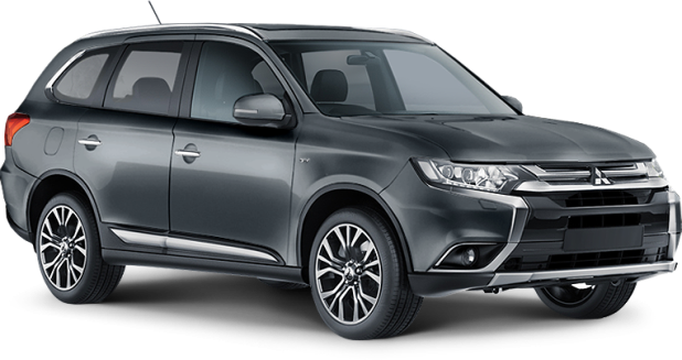 Mitsubishi Outlander в цвете серый