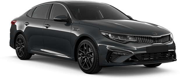 Kia Optima в цвете aurora black