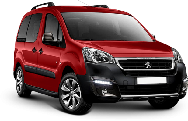 Peugeot Partner в цвете red