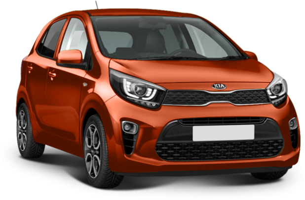 Kia Picanto в цвете pop orange