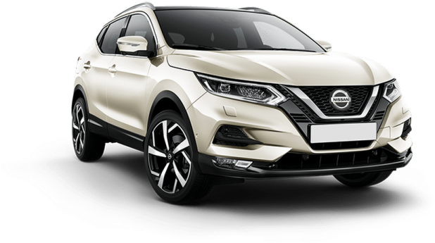 Nissan Qashqai в цвете белый ледниковый