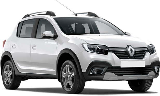 Renault Sandero Stepway в цвете белый лёд