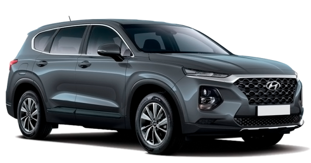 Hyundai Santa Fe в цвете Titanium silver