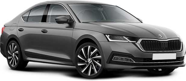 Skoda Octavia в цвете серый металлик platinum grey