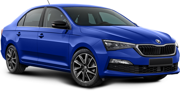 Skoda Rapid в цвете reef blue