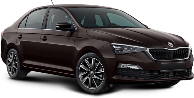 Skoda Rapid в цвете toffee brown