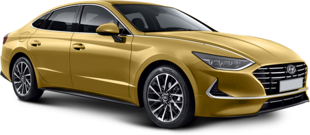 Hyundai Sonata в цвете glowing yellow (w2b)