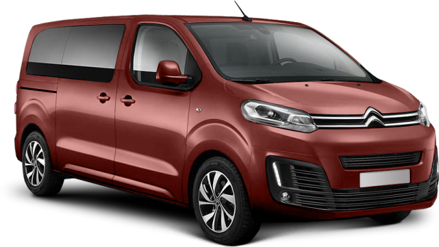 Citroen SpaceTourer M в цвете orange tourmaline