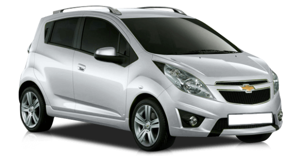 Chevrolet Spark в цвете ﻿Серебристый металлик