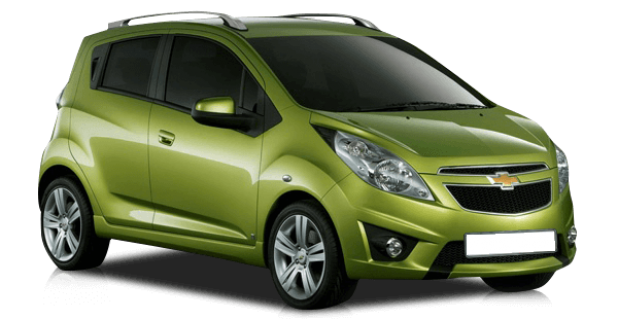 Chevrolet Spark в цвете ﻿Зеленый металлик