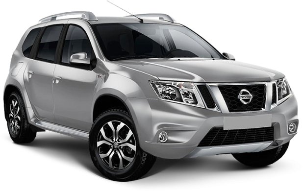 Nissan Terrano в цвете blade silver