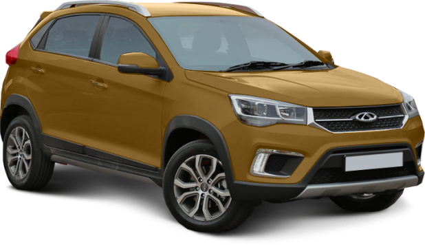 Chery Tiggo 2 в цвете desert gold