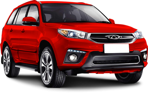 Chery Tiggo 3 в цвете china red