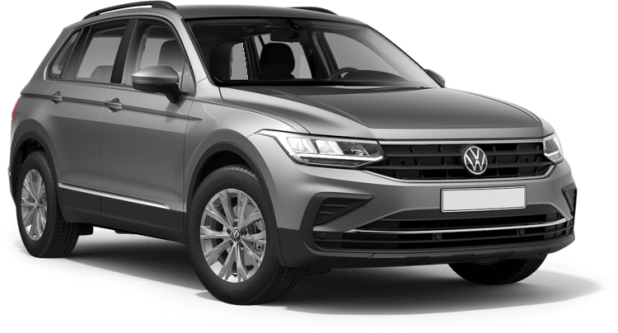 Volkswagen Tiguan в цвете серебристый