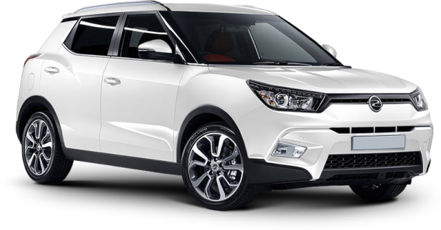 SsangYong Tivoli в цвете white