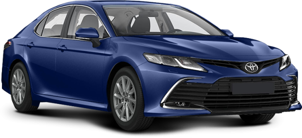 Toyota Camry в цвете синий металлик