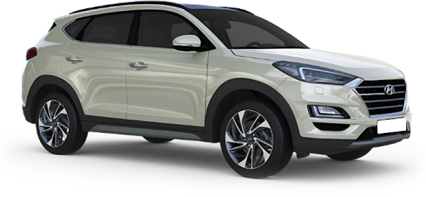 Hyundai Tucson в цвете creamy white