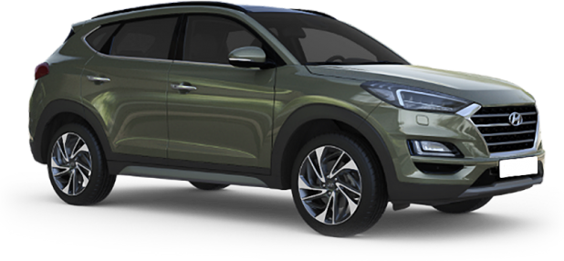 Hyundai Tucson в цвете green