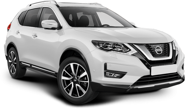 Nissan X-Trail в цвете белый перламутр