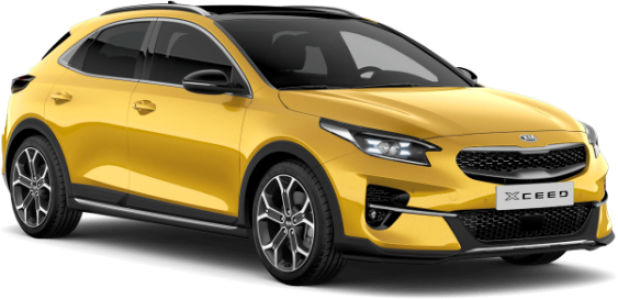 Kia XCeed в цвете yellow