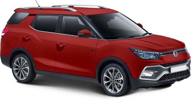 SsangYong XLV в цвете red